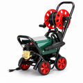 Lavadora de Alta Pressão Portátil 5800W com Carrinho, Mangueira e Pistola