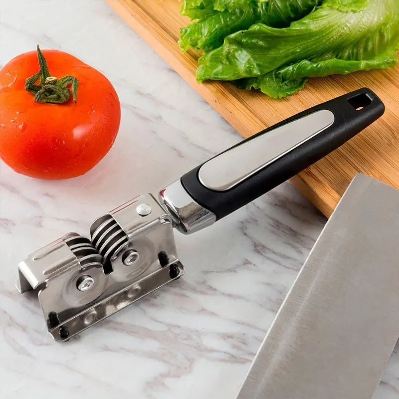 Amolador Afiador De Facas Tesouras Aço Inox Profissional