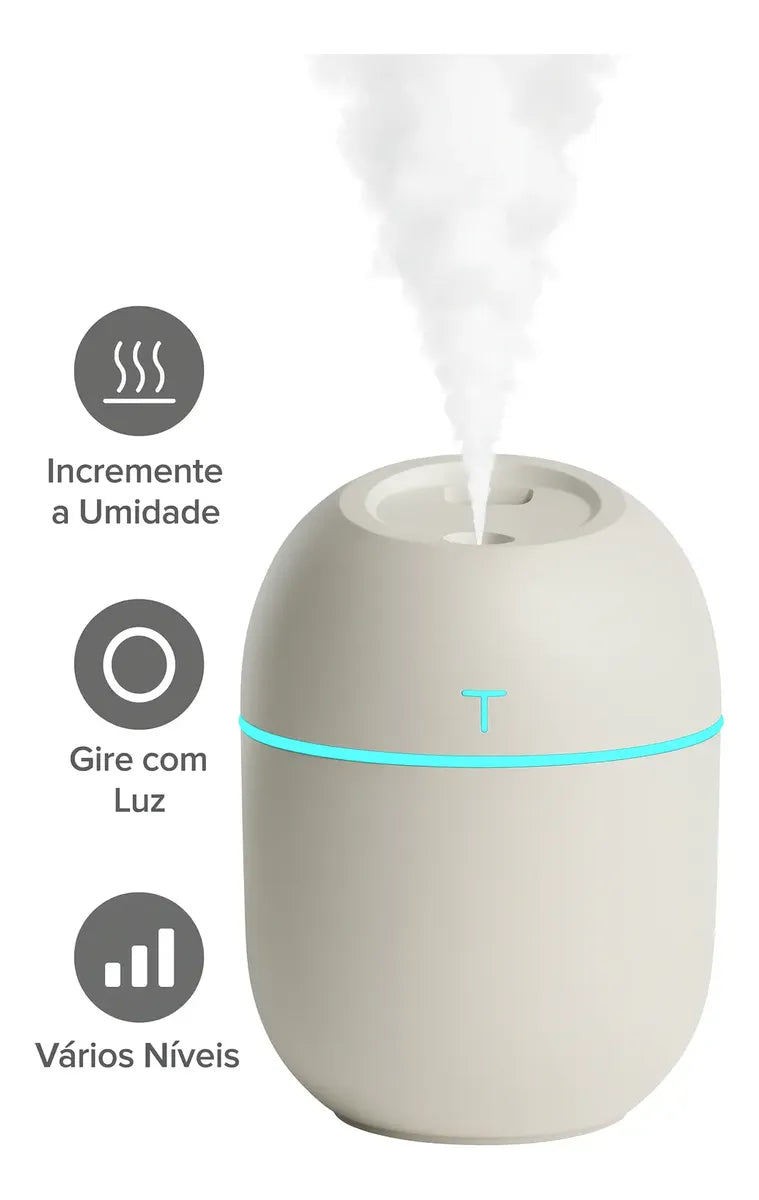 Mini Umidificador Portátil De Ar Egg Uso Doméstico Pequeno