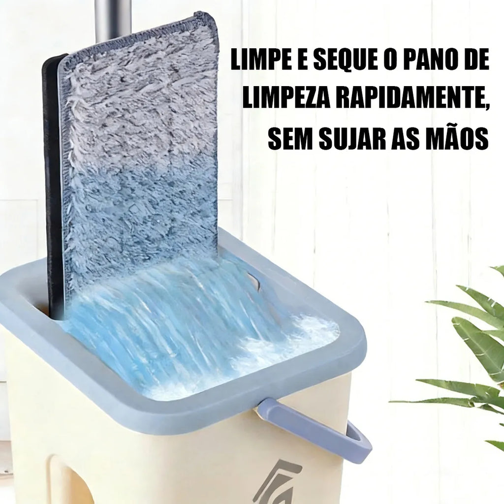 Esfregão Lava E Seca Passa Pano