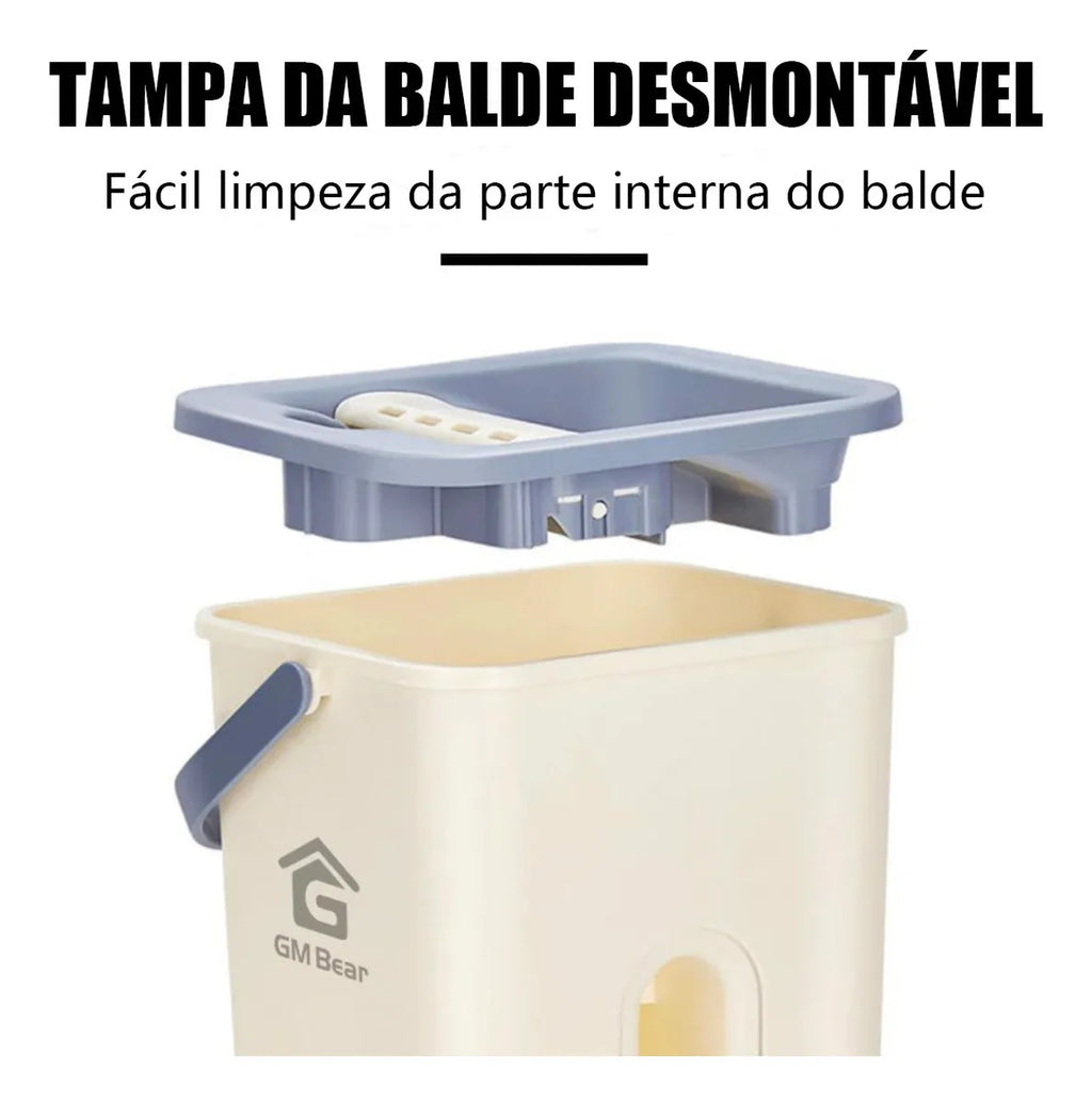 Esfregão Lava E Seca Passa Pano